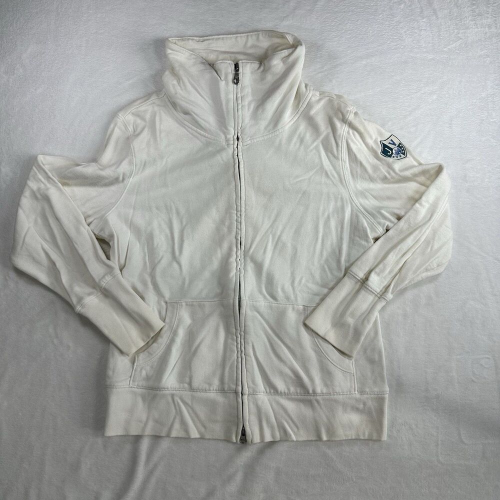Old Navy Active Jacket Women XL Full Zip Cream White Athleisure
